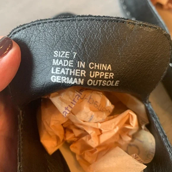 NWOT Black Calf Hair mules with silver stud detail. Sz 7.5 - Picture 14 of 15